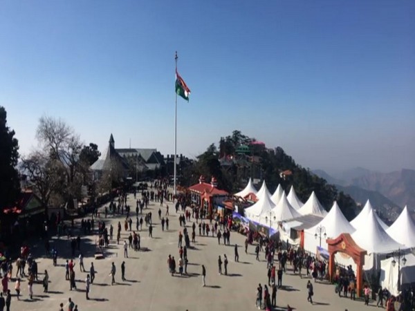 Mall Road in Shimla (Photo/ANI) 
