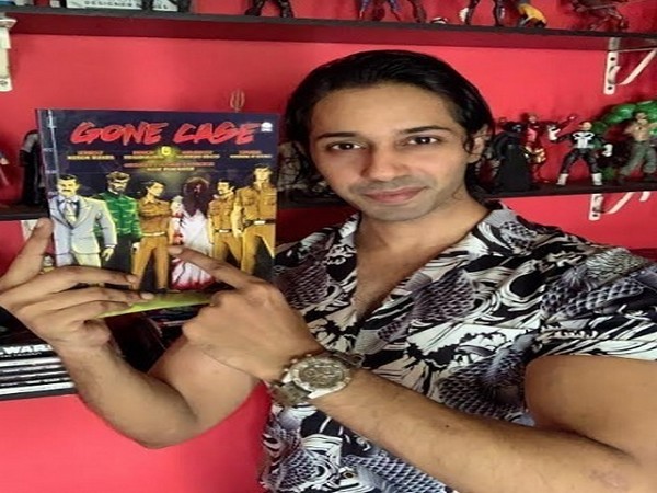 Shiv Panikker with his Anime Comic Book - Gone Case