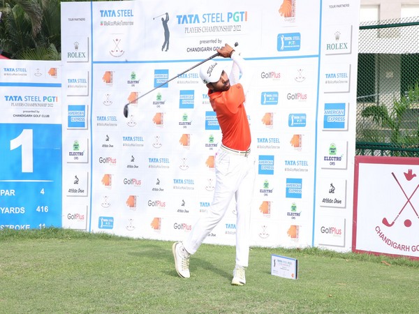 Shivendra Singh Sisodia in action during Round-2 PGTI Players Championship (Image: PGTI)