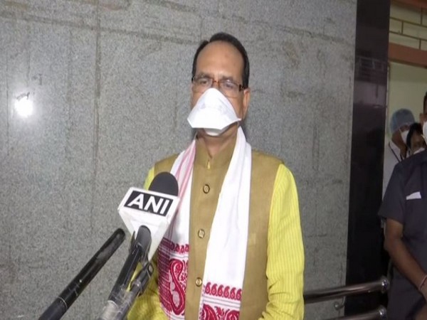 Madhya Pradesh Chief Minister Shivraj Singh Chouhan speaking to ANI in Indore on Monday. Photo/ANI