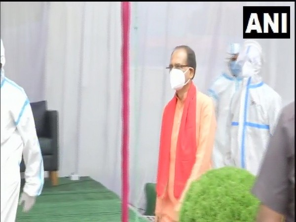 Madhya Pradesh Chief Minister Shivraj Singh Chouhan discharged from the hospital in Bhopal on Wednesday. (Photo/ANI)