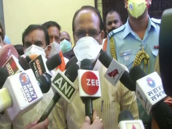 Madhya Pradesh Chief Minister Shivraj Singh Chouhan speaking to reporters on Tuesday (Photo/ANI)