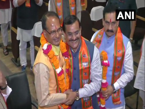 Shivraj Singh Chouhan elected as leader of BJP legislative party in Madhya Pradesh