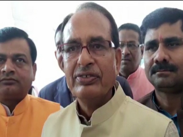 Senior BJP leader Shivraj Singh Chouhan in Datia, Madhya Pradesh. (Photo/ANI)