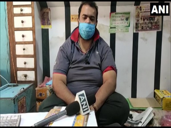 A shopkeeper from Uttar Pradesh's Shamli talking to ANI on Friday over ban of crackers in Delhi.