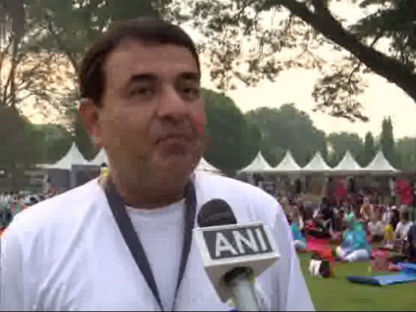 Makran Shukla, Director of Jawaharlal Nehru Indian Culture Centre in Jakarta speaking to ANI