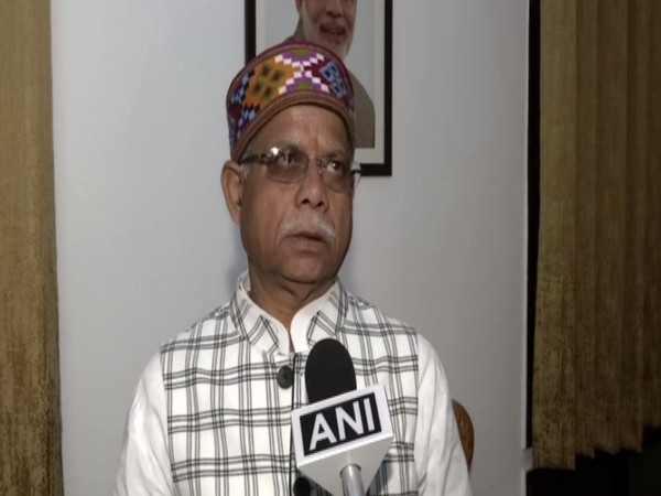 BJP MP Shiv Pratap Shukla speaking to ANI in New Delhi on Monday. Photo/ANI