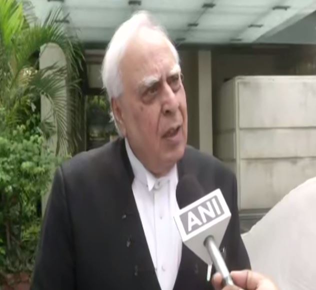 Congress leader Kapil Sibal in conversation with ANI on Friday. Photo/ANI