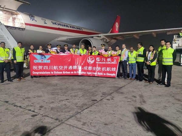Sichuan Airlines commences freighter aircraft operations from Delhi's IGI Airport.