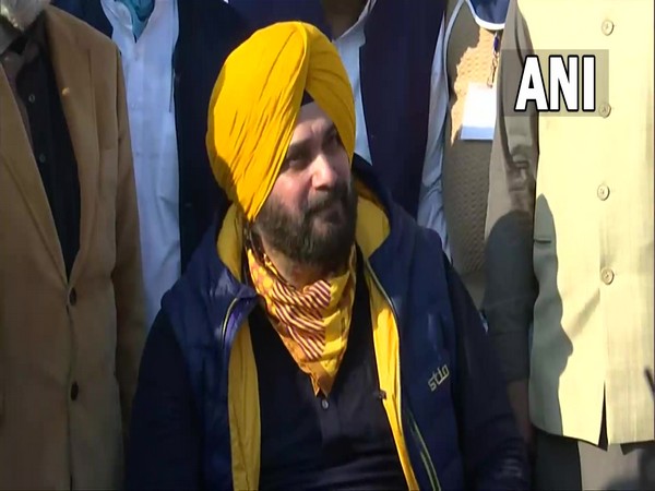 Punjab Pradesh Congress Chief Navjot Singh Sidhu in Gurdaspur, Punjab (Photo/ANI)