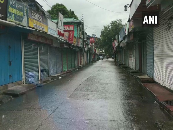 The marketplace was completely shut on Friday. (Photo/ANI)