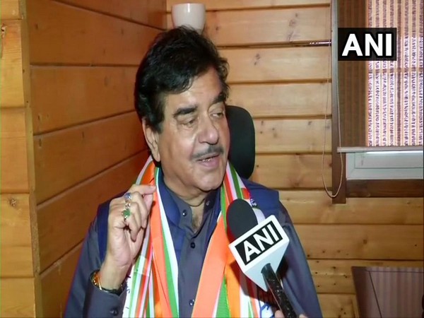 Shatrughan Sinha speaking to ANI on Saturday in New Delhi.
