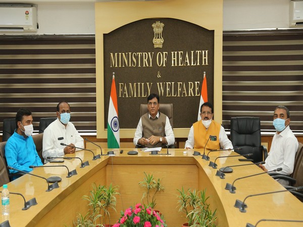 Visual of event chaired by Union Minister Mansukh Mandaviya (Photo/ANI)