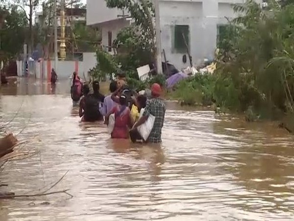 Visuals of water from Srikakulam in Andhra Pradesh.