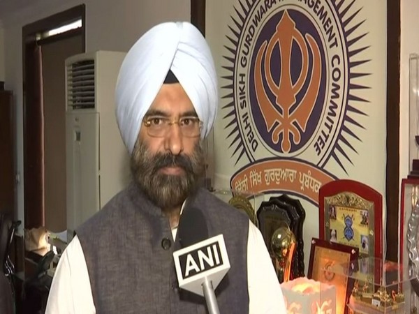 Shiromani Akali Dal (SAD) spokesperson Majinder Singh Sirsa speaking to ANI on Saturday in New Delhi.
