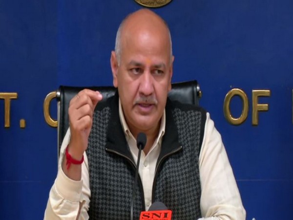 Deputy Chief Minister of Delhi Manish Sisodia addressing a press conference on Friday. Photo/ANI