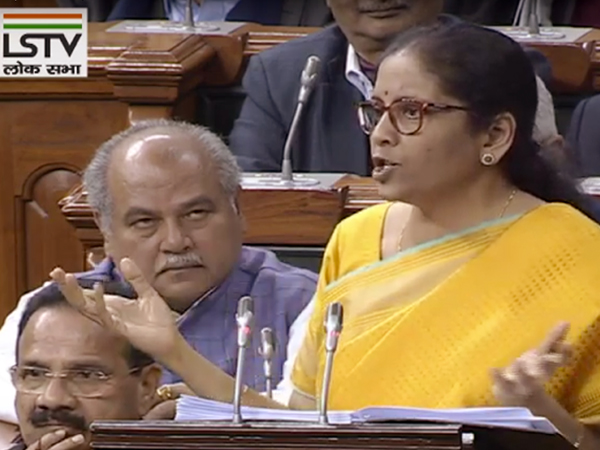Union Finance Minister Nirmala Sitharaman Photo/ANI