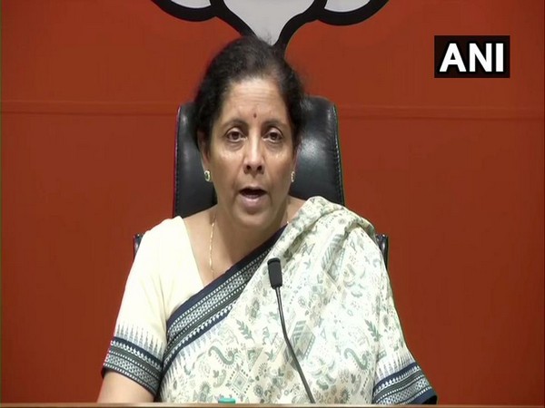 Union Finance Minister Nirmala Sitharaman Photo/ANI