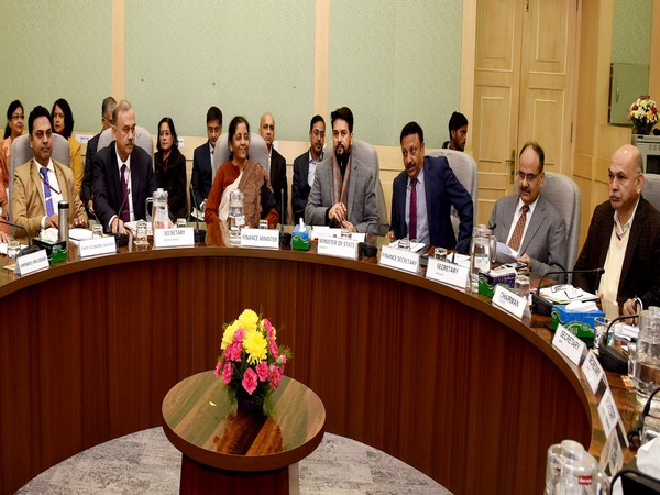 Finance Minister Nirmala Sitharaman holding the pre-Budget consultations in New Delhi on Tuesday
