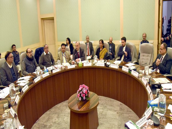 Finance Minister Nirmala Sitharaman holding pre-Budget meet with leaders of trade unions and labour organisations in New Delhi on Thursday