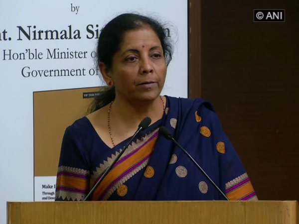 Defence Minister Nirmala Sitharaman attending a DRDO event in New Delhi on Friday. Photo/ANI