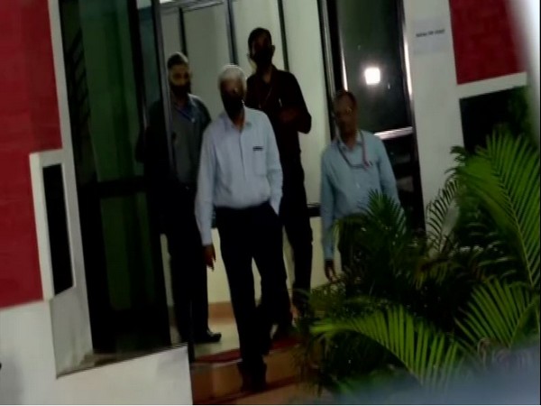 Former Principal Secretary to Kerala Chief Minister, M Sivasankar leaving after NIA interrogated him today in connection with gold smuggling case in Thiruvananthapuram. Photo/ANI