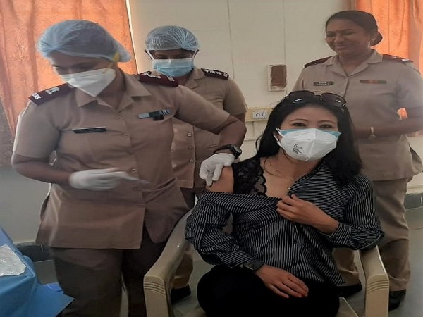Mary Kom receives first dose of Covid-19 vaccine (Photo/ BFI)