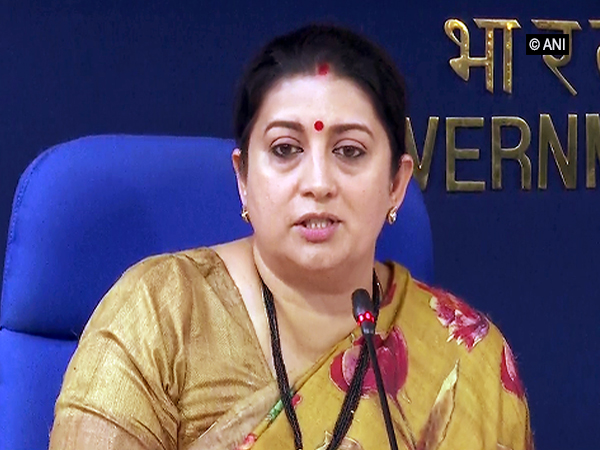 Women and Child Development Minister Smriti Irani