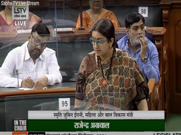 Union Women and Child Development Minister Smriti Z Irani (Photo/ANI)