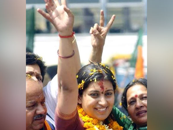 BJP leader Smriti Irani. Photo/ANI