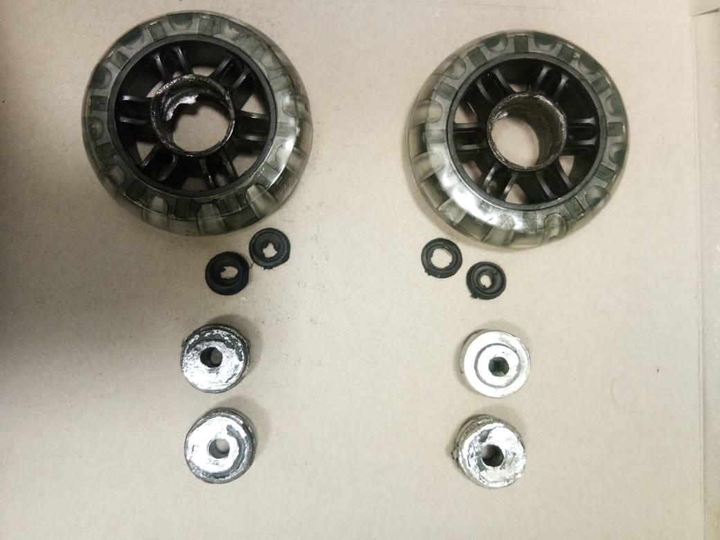 Hyderabad customs seizes 3kgs gold coated with aluminium Photo/ANI