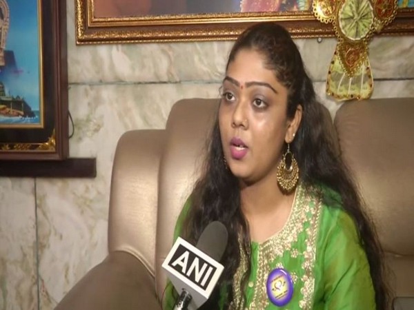 Sneha Mohandoss, founder of NGO Food Bank India speaking to ANI in Chennai on Sunday. Photo/ANI
