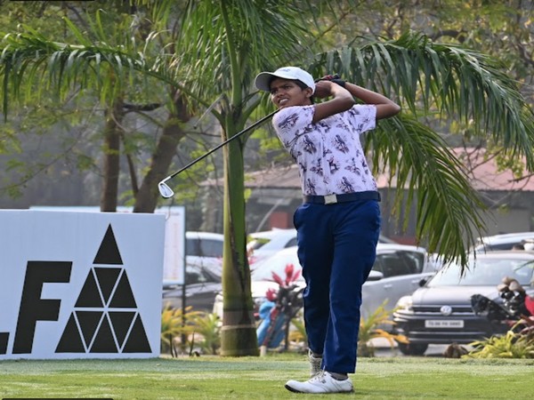 Golfer Sneha Singh in action during Day-3 of the 2nd leg of WPGT (Image: WPGT)