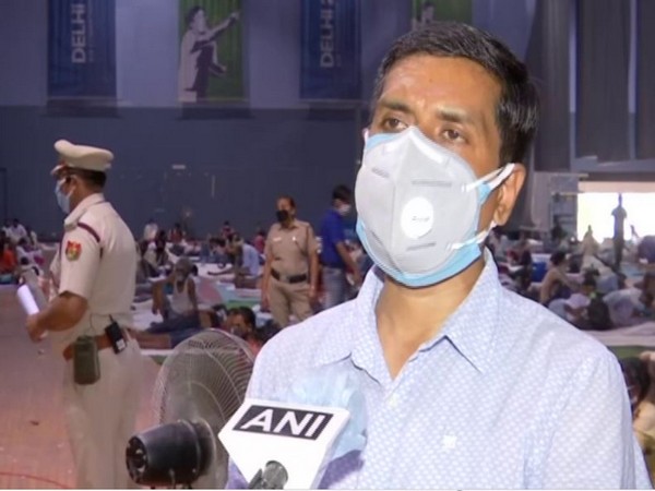 Sohan Lal, Executive Magistrate, Yamuna Sports Complex (Shelter Home) speaking to ANI on Friday. Photo/ANI