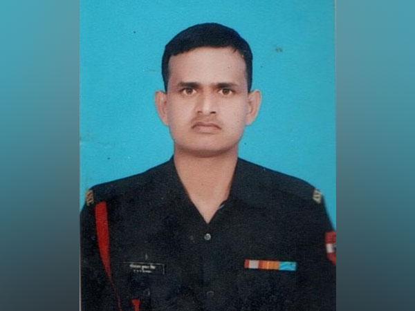 Indian army jawan Naik Ravi Ranjan Kumar Singh, who was killed in ceasefire violation by Pakistan on Tuesday. Photo/ANI