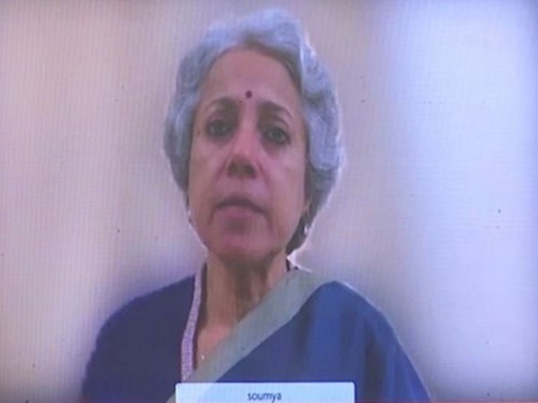 WHO Chief Scientist Dr Soumya Swaminathan speaking at a seminar on Monday