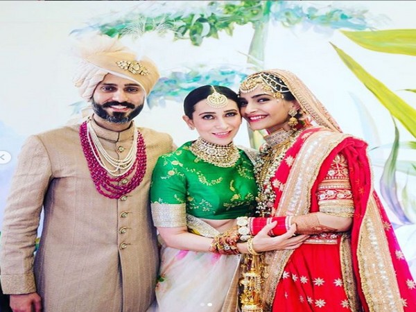 Image shared by actor Sonam Kapoor while wishing Karisma Kapoor on her 46th birthday (Image source: Instagram) 