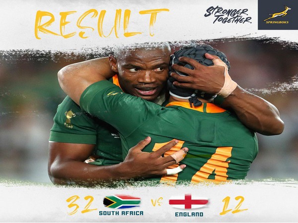 With this win, South Africa equals New Zealand's record of a country with most World Cup titles.