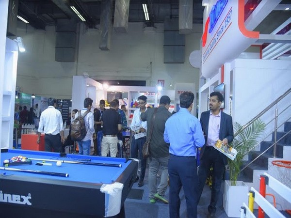Visitors enjoying the  Sport India Exhibition 2018