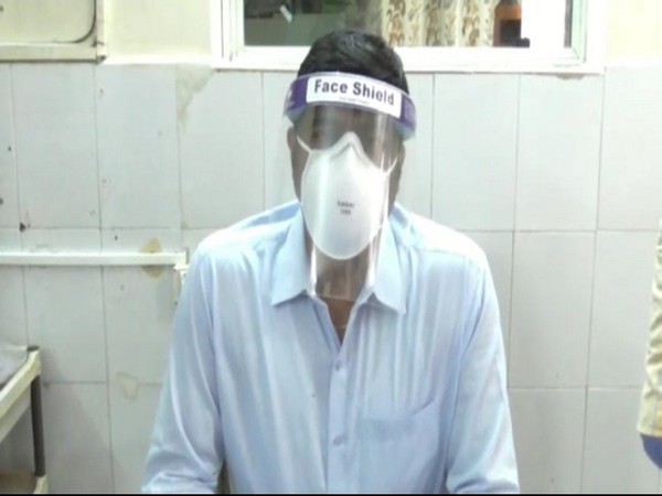 Srikakulam district collector J Nivas speaking to reporters on Saturday. Photo/ANI