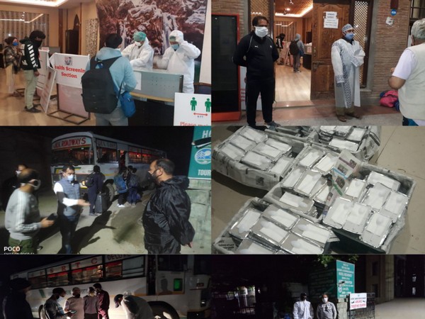 People arrived in Srinagar on May 6. Photo/ANI