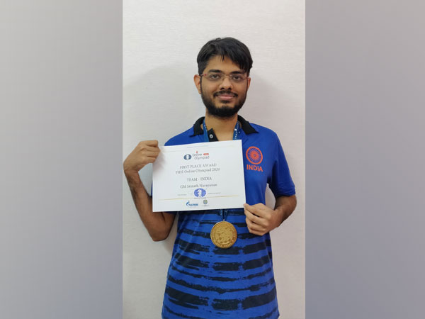 Indian chess player Srinath Narayanan (Photo/ Srinath Narayan Twitter)