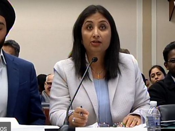 Kashmiri columnist and political commentator Sunanda Vashisht speaking at Congressional hearing on Human Rights organised by Tom Lantos HR Commission in Washington DC on Thursday.