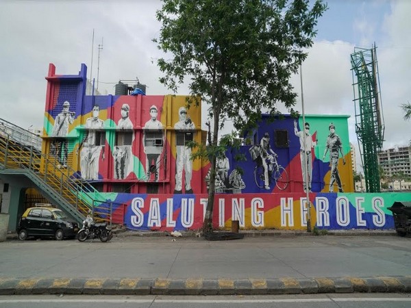 Asian Paints & St+art India salute frontline workers with murals at Mahim