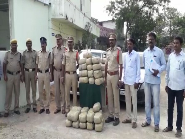 The police seized 140 kg of ganja from two vehicles in Adilabad on Sunday.