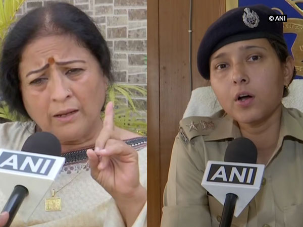 Uttrakhand Commission for Protection of Child Rights, Usha Negi and SSP Nivedita Kukreti. Photo/ANI
