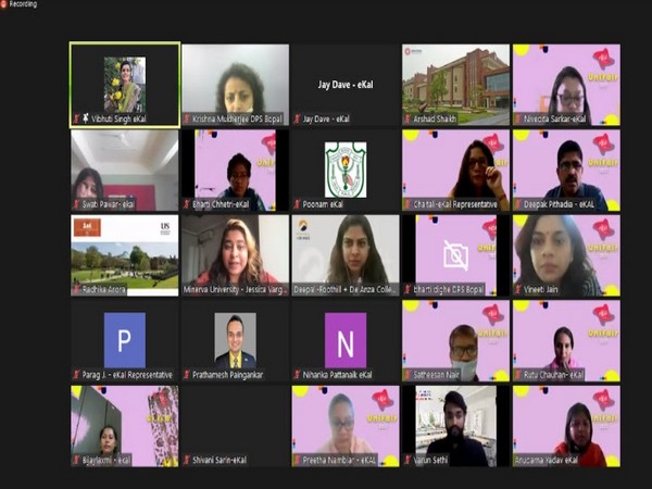 Students & Parents interacting with representatives of 45+ Indian, foreign Universities at eKal UniFair