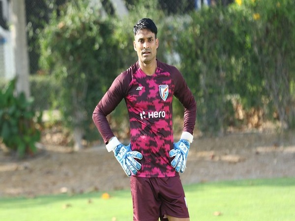 India men's team goalkeeper Subhasish Roy Chowdhury (Image: AIFF)