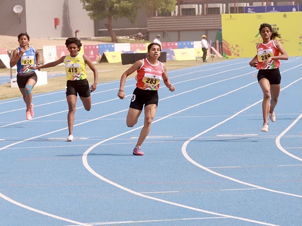 Sudeshna Shivanka from Maharashtra won girls 200 metre at KIYG 2021 (Image: SAI/MYAS)