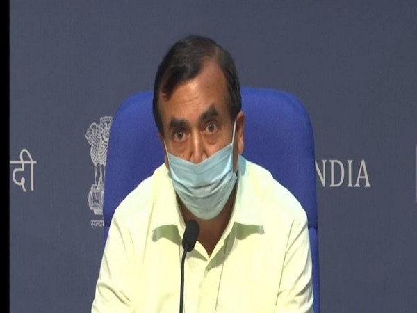 Sudhanshu Pandey, Secretary, Food and Public Distribution Department speaking at press conference in New Delhi on Wednesday. Photo/ANI